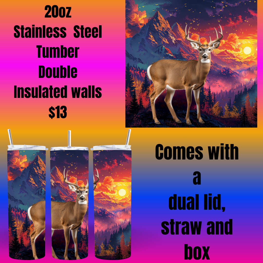 Twilight Forest Stainless Steel Tumblers