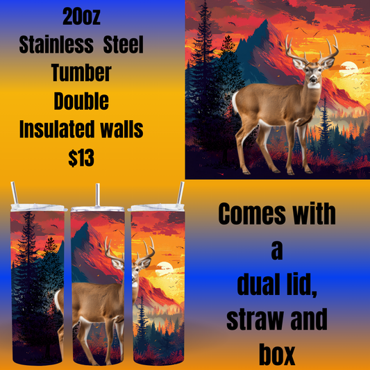 Twilight Forest Stainless Steel Tumblers