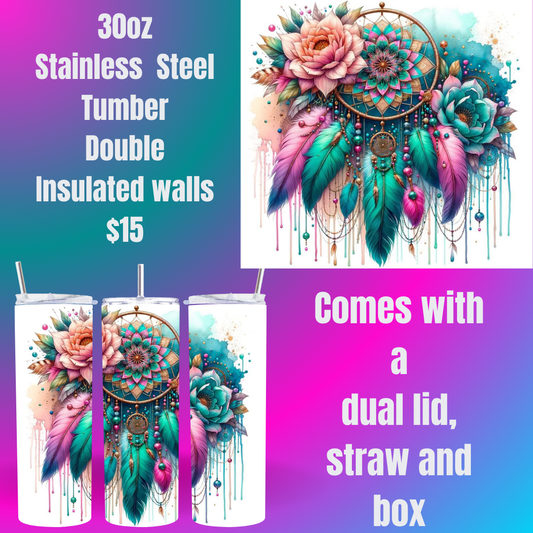 Eternal Dreamcatcher Stainless Steel Tumbler