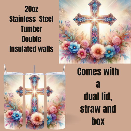 Heavenly Bloom 20oz Tumbler