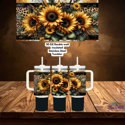 Wild Bloom Harvest Tumbler — 30 OZ