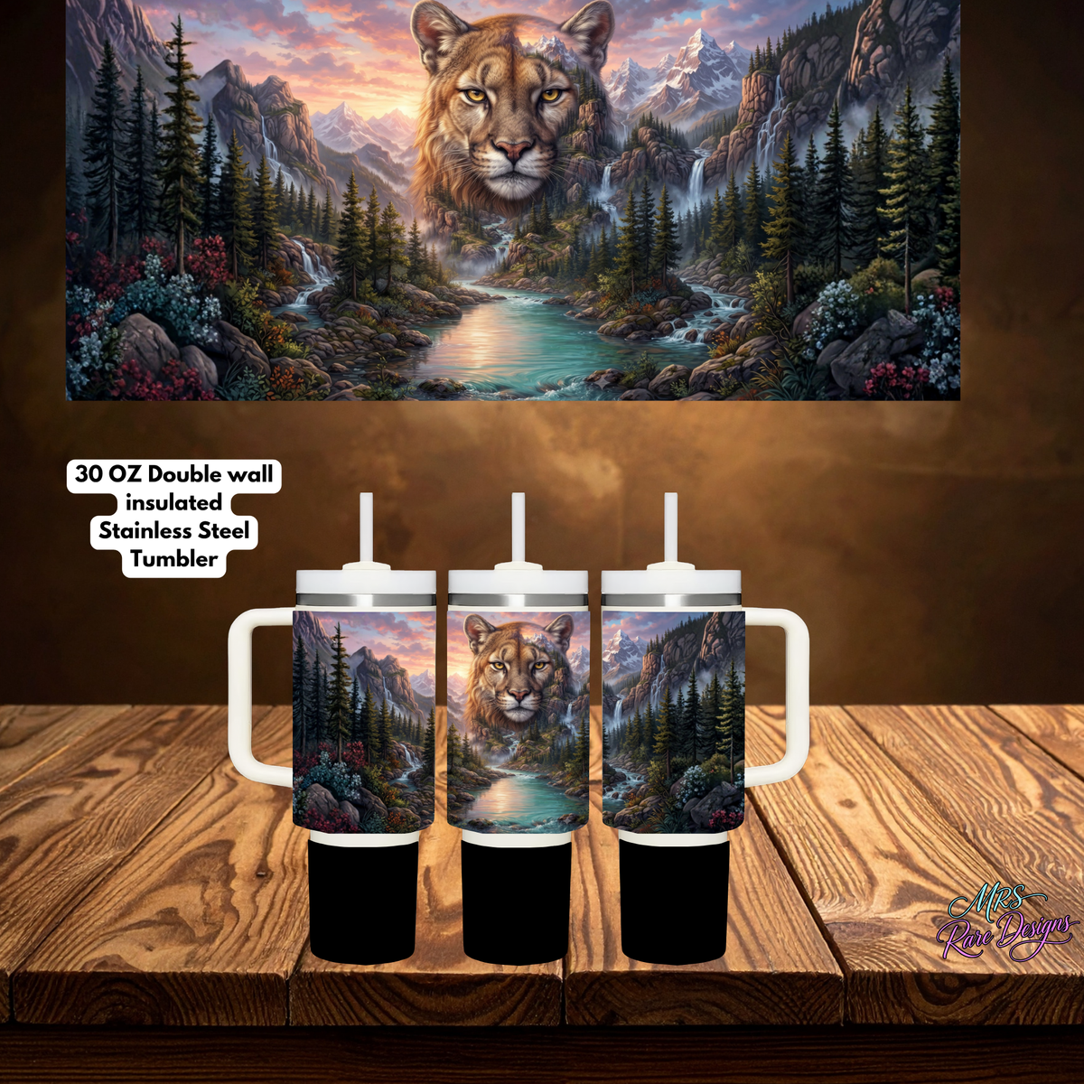 "Guardian of the Ridge" Wilderness Tumbler