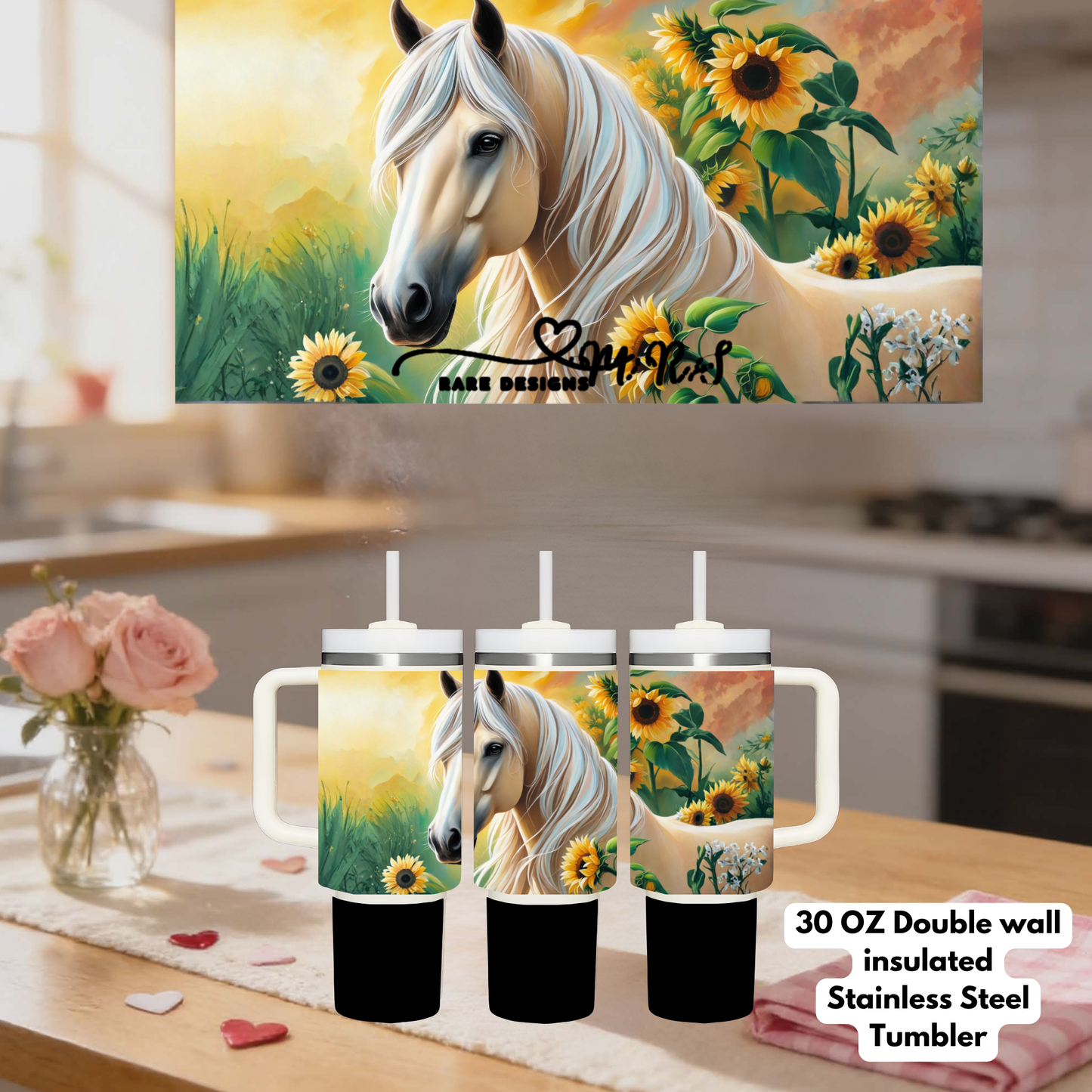 Majestic Horse Collection – 30oz Stainless Steel Tumblers