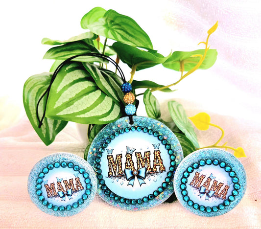 Radiant Mama Car Charm & Vent Clip Set