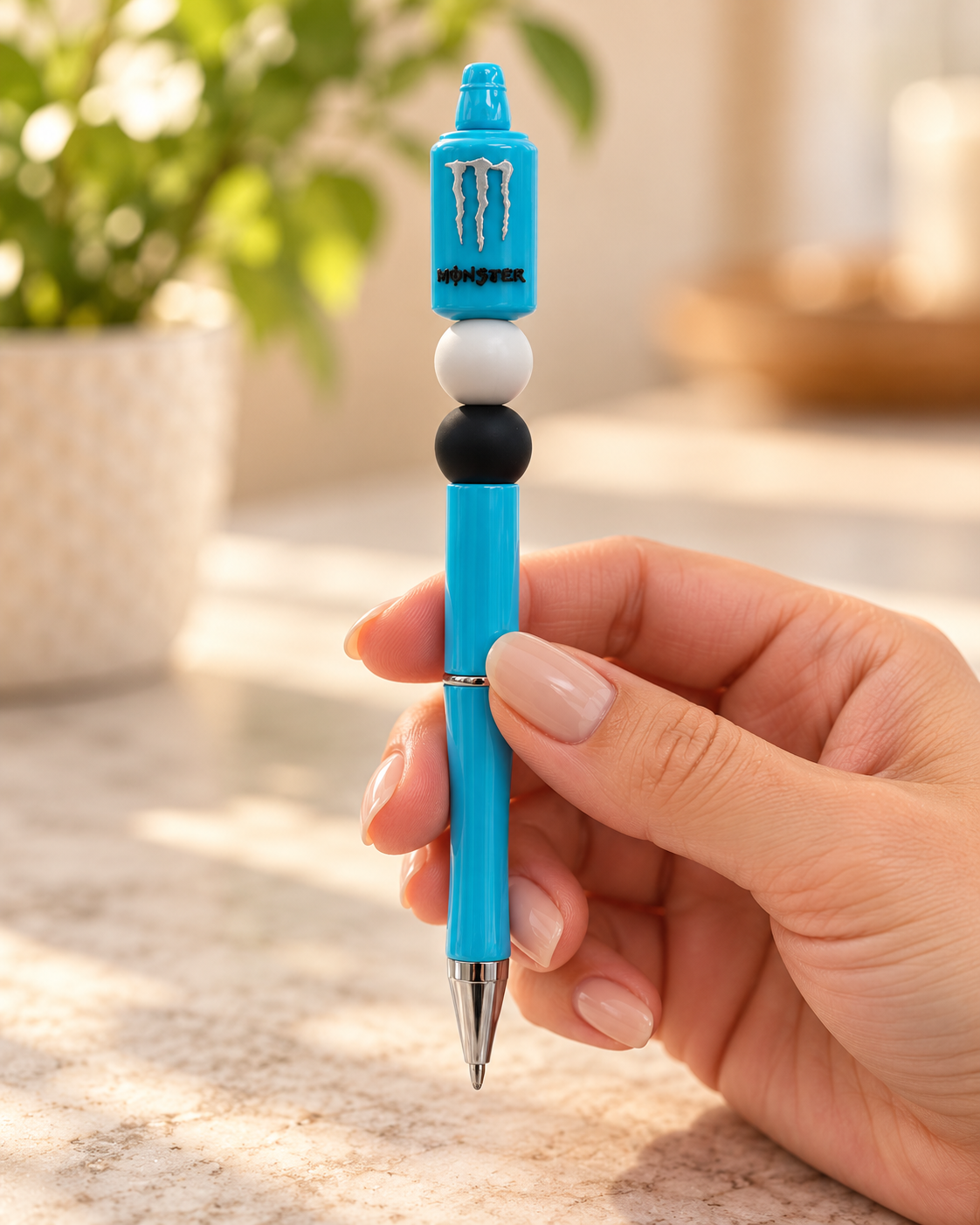 Turquoise Beaded Pen - A Little Bold, A Lot of Personality