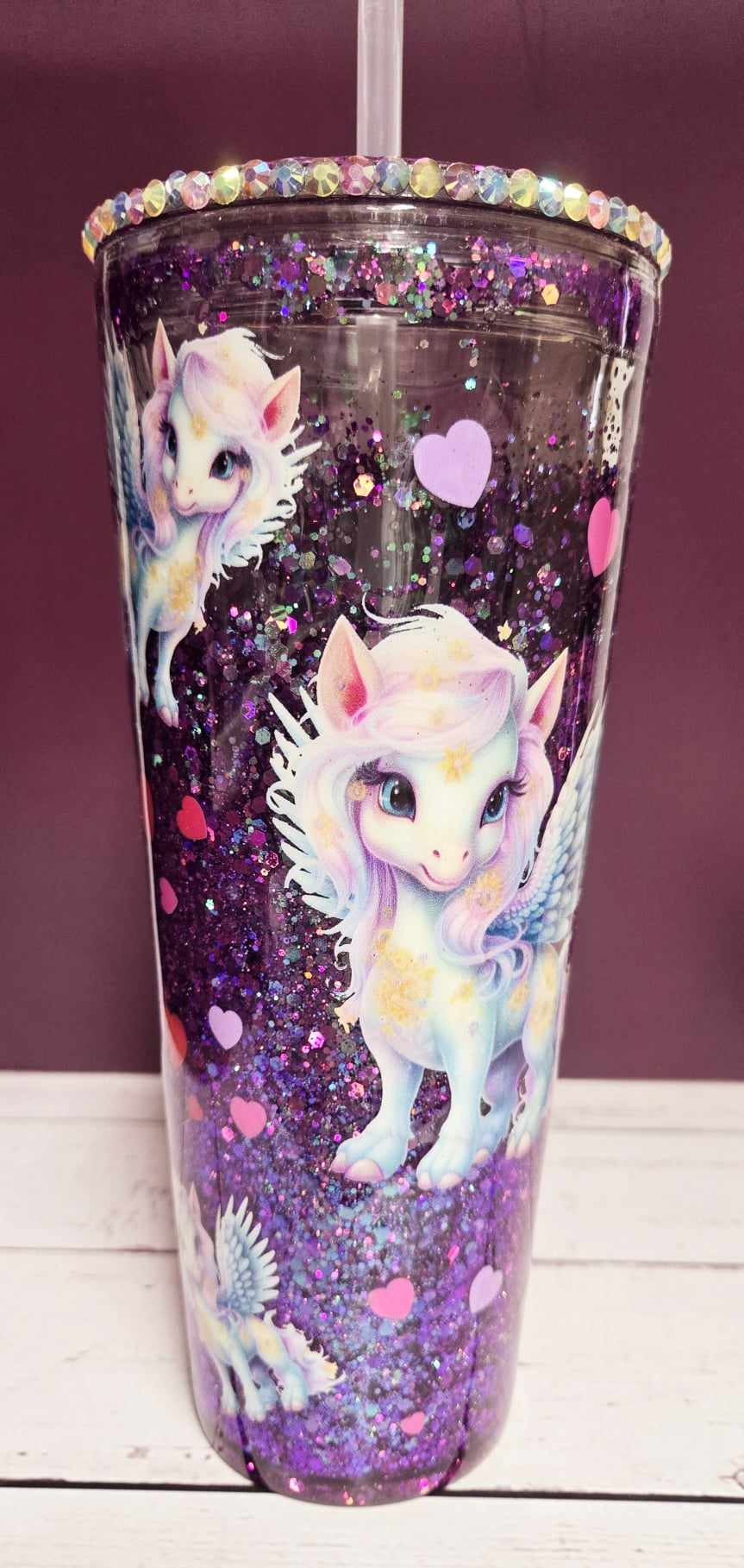 Magical Pegasus Snowglobe Tumbler