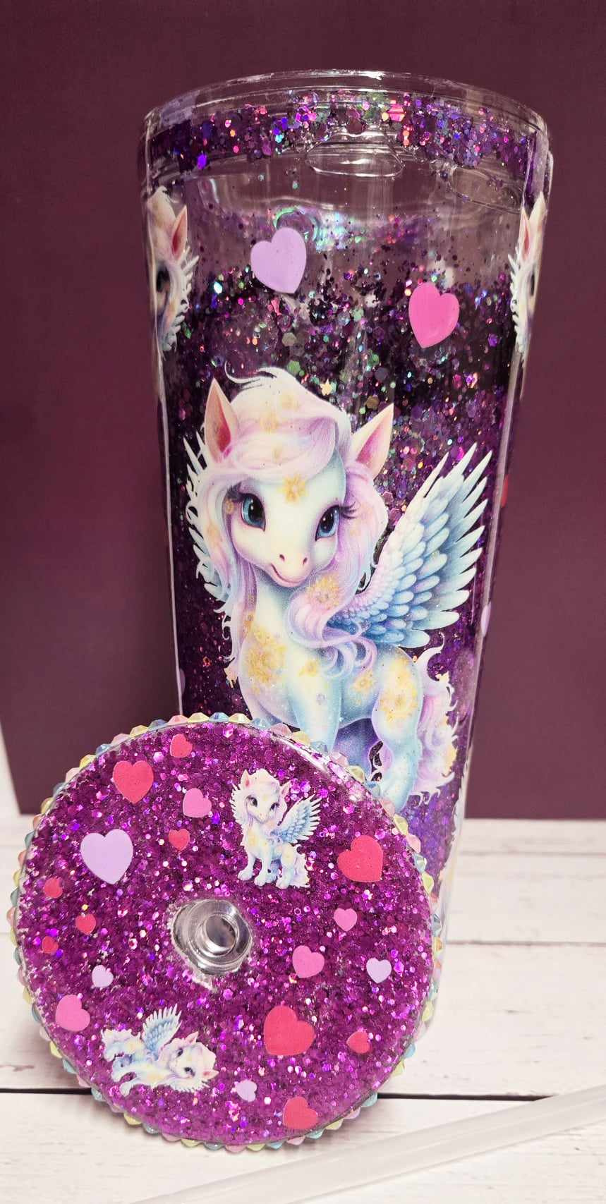 Magical Pegasus Snowglobe Tumbler