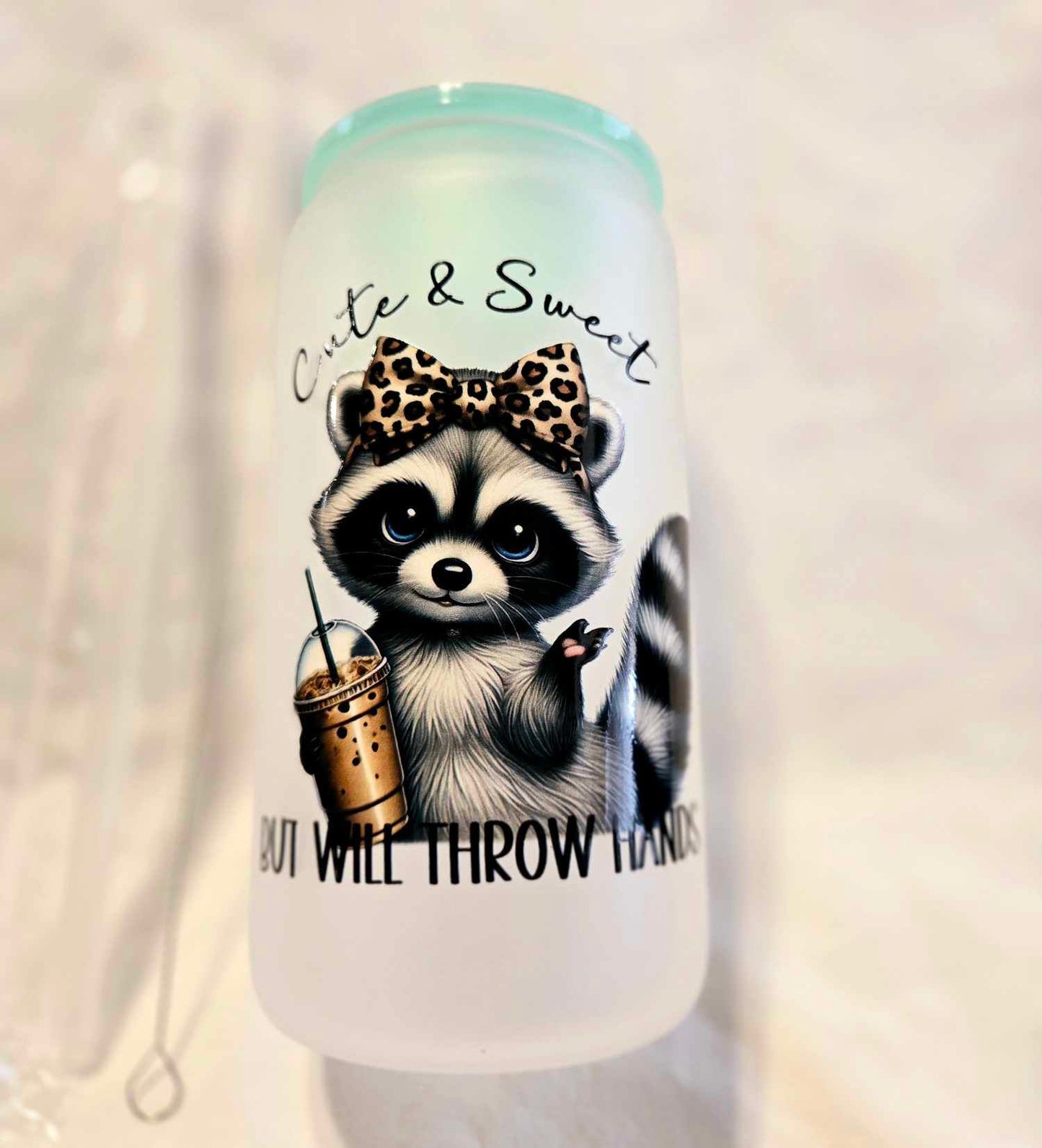 Rascal Raccoon Frosted Tumblers