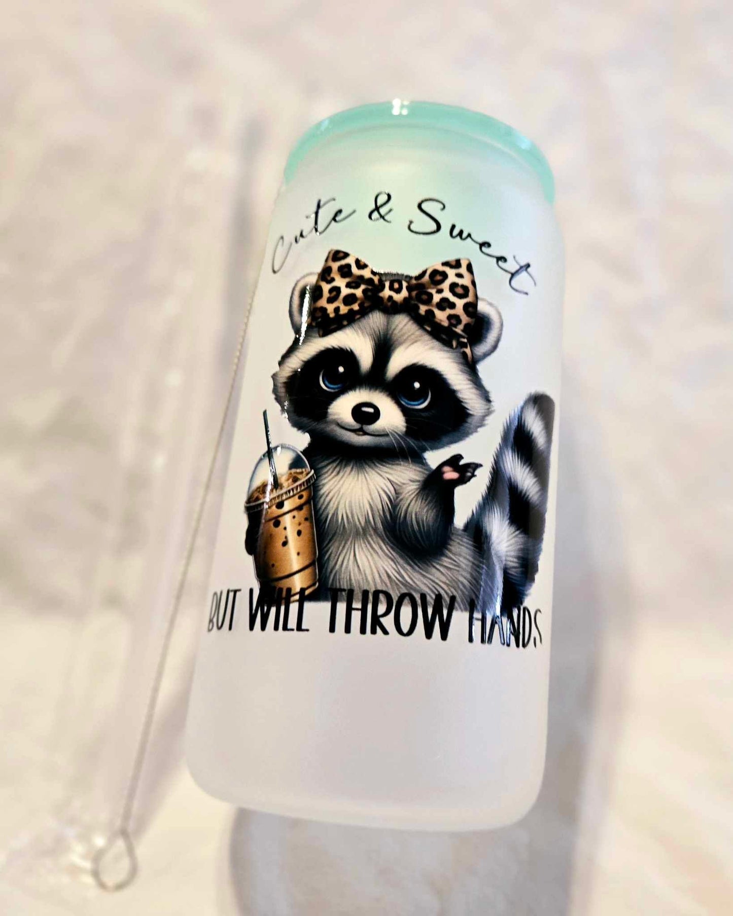 Rascal Raccoon Frosted Tumblers