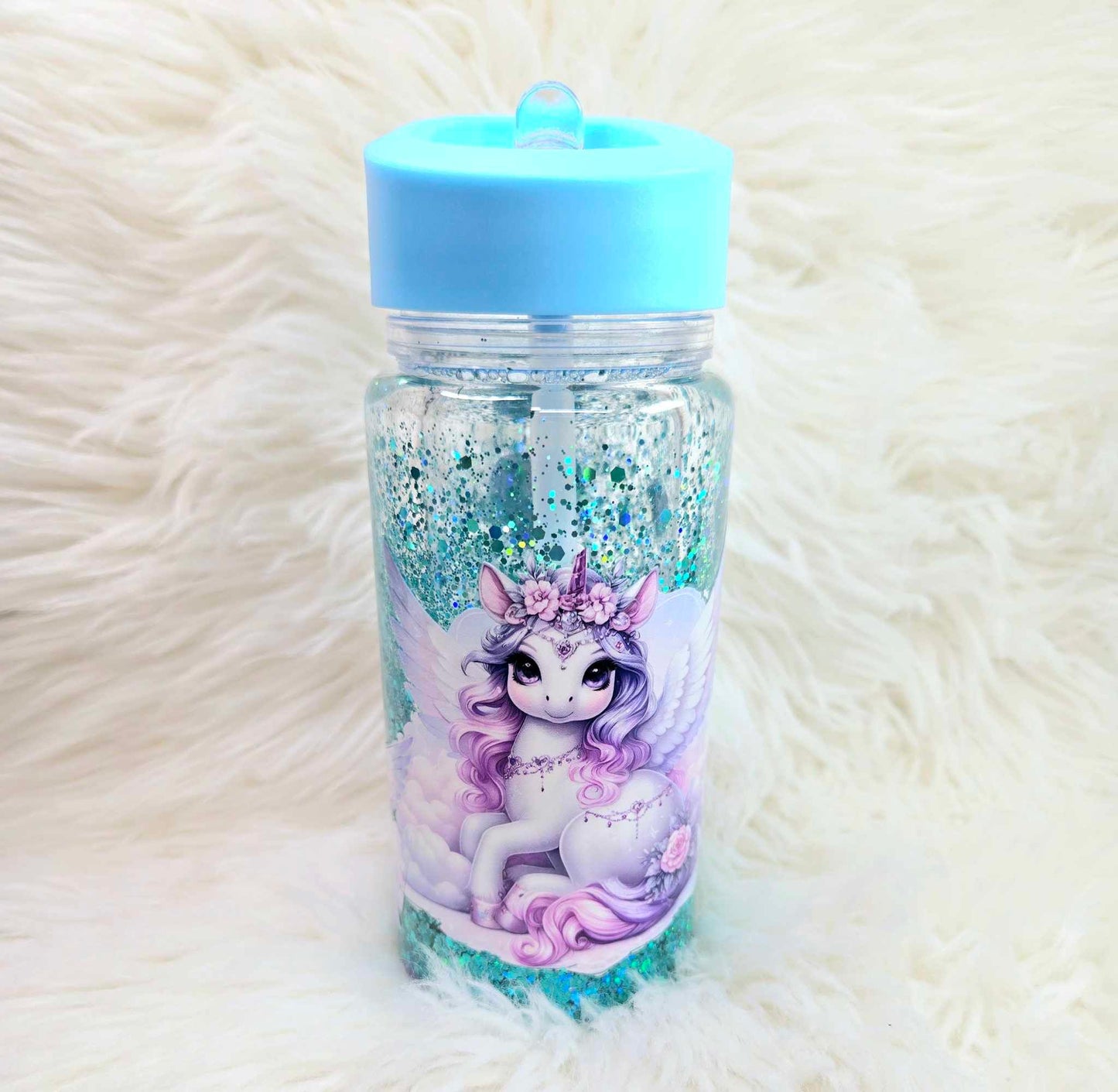 Mystic Dreams Unicorn Snow Globe Tumbler