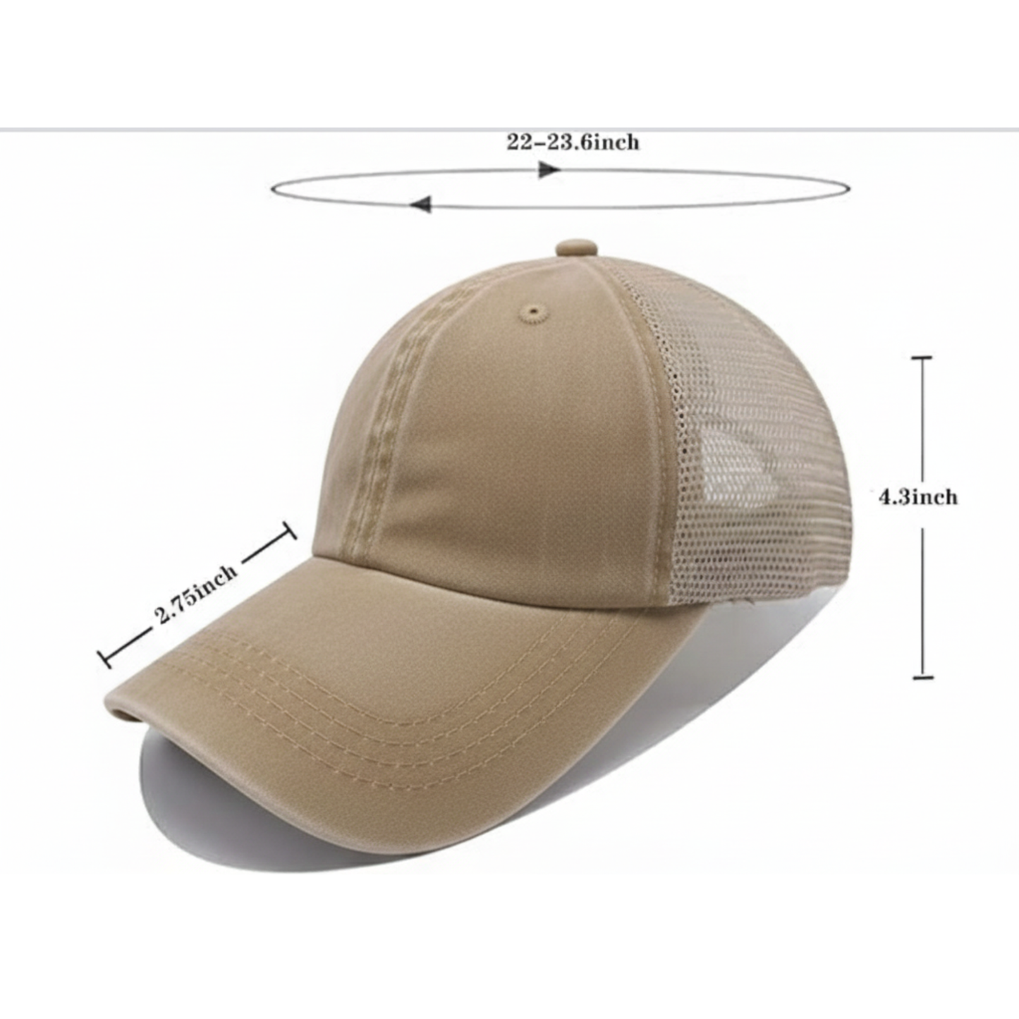 Vintage Dragonfly DTF Distressed Trucker Hat – 80% Polyester 20% Cotton Mesh Baseball Cap for Men & Women