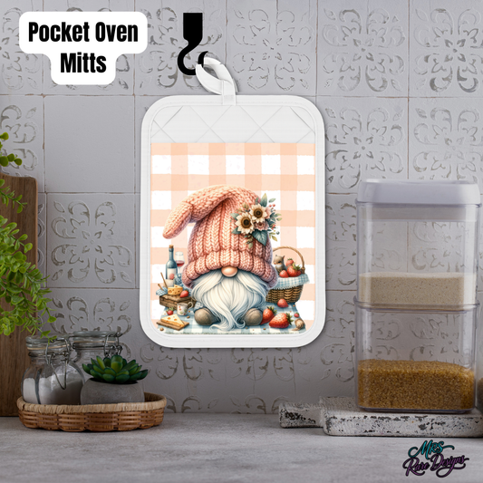 Peach Blossom Gnome Cottage Kitchen Gift Set (Individual or Full Bundle)