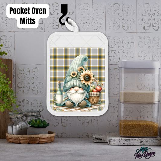 Sunflower Gnome Cottage Kitchen Baking & Candle Gift Set (Individual or Full Bundle)