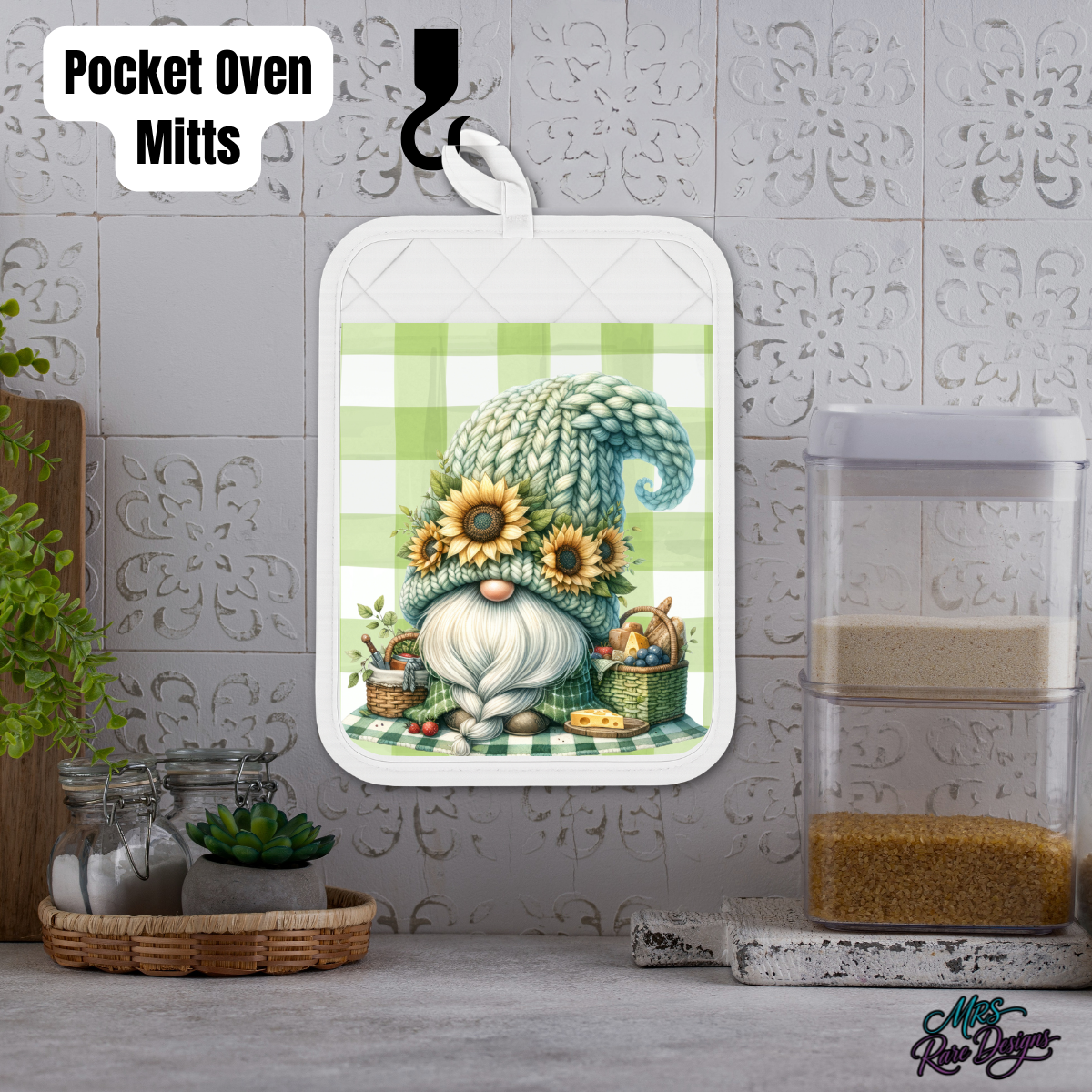 Spring Meadow Gnome Kitchen Gift Set (Individual or Full Bundle)