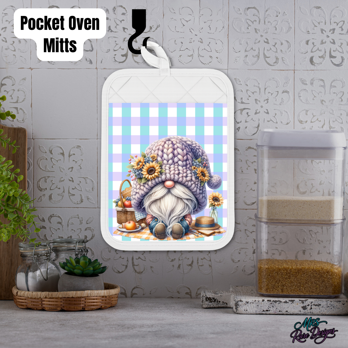 Spring Meadow Gnome Kitchen Gift Set (Individual or Full Bundle)