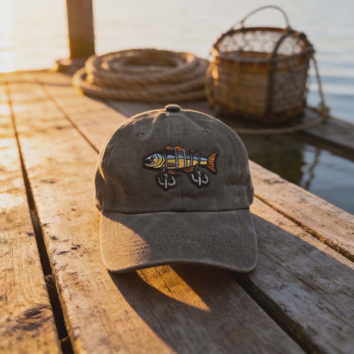 Hooked Bass Vintage Dad Hat