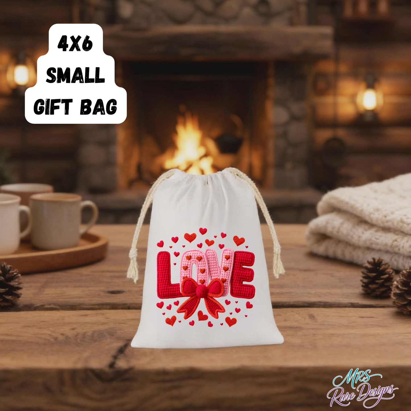 LOVE Gift Mug & Mini Bag Set – Perfect Valentine’s Day, Anniversary, or Romantic Gift