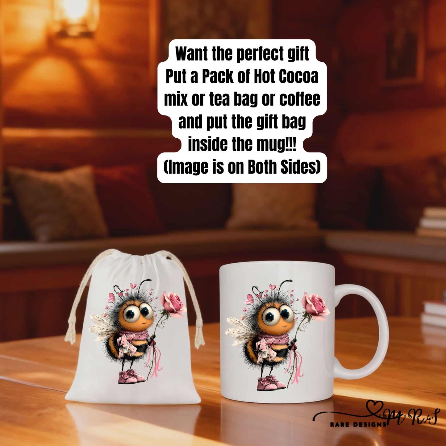 Bee Sweet Gift Set Collection – 11oz Mug + Matching Gift Bag