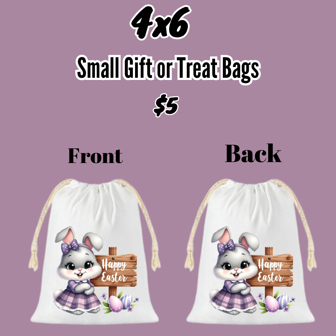 Easter Bunny Charm Bags