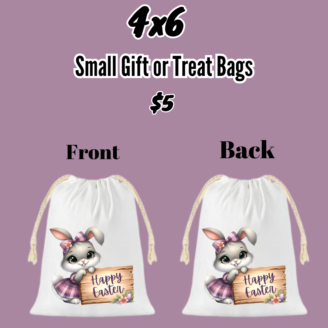 Easter Bunny Charm Bags