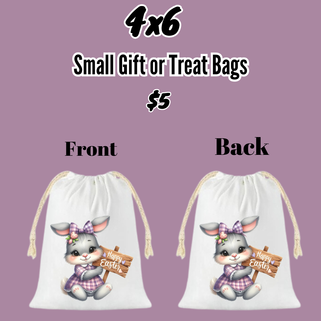 Easter Bunny Charm Bags