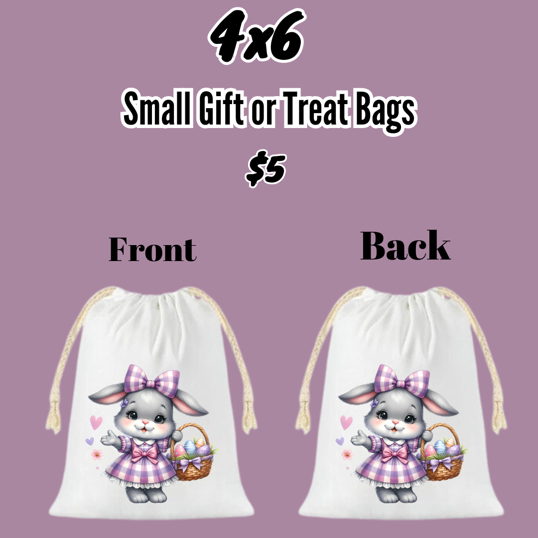 Easter Bunny Charm Bags