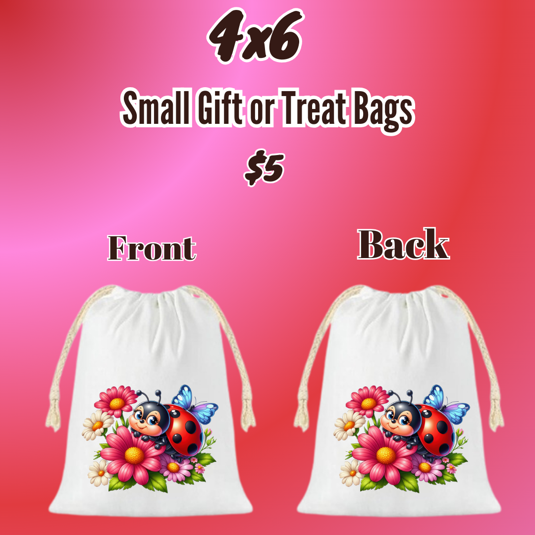 🌸 Ladybug Blossoms Gift Bag Collection