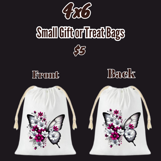Butterfly Blooms 4x6 Gift Bag Collection