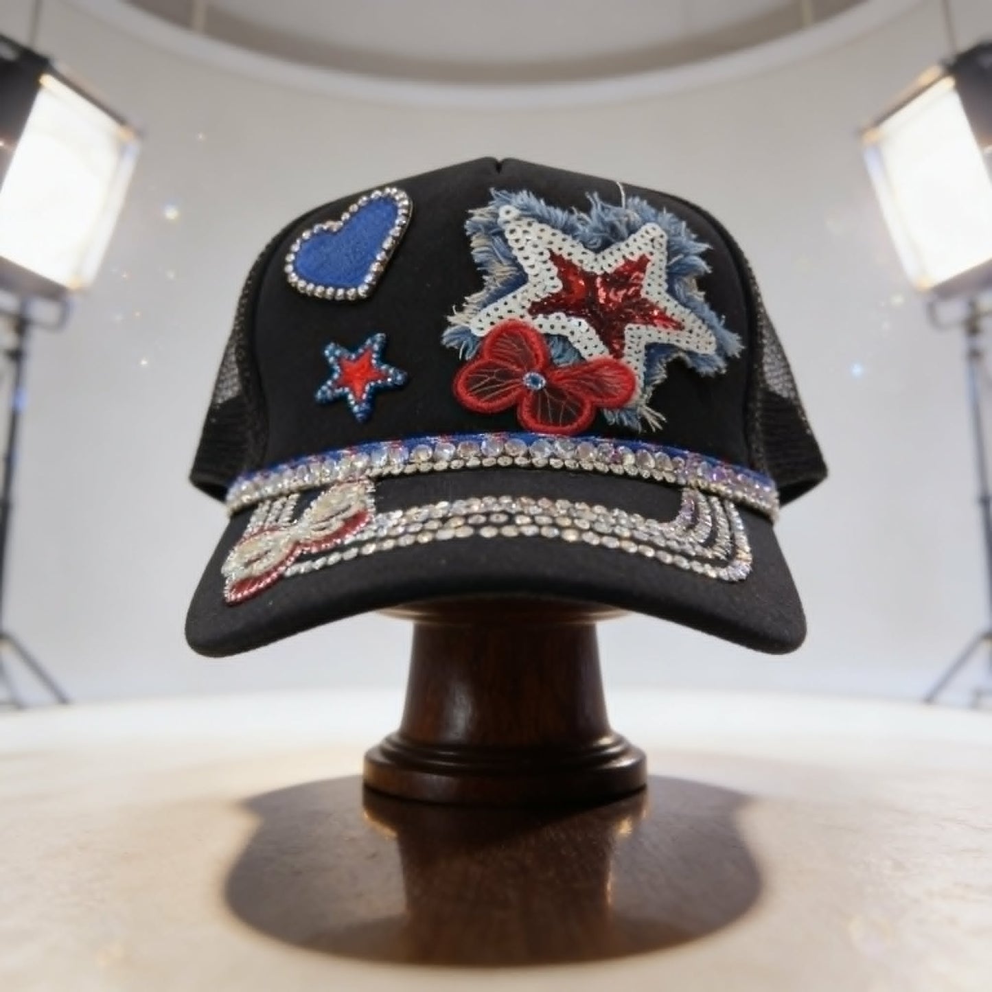 Stars & Shine Rhinestone Trucker Hat