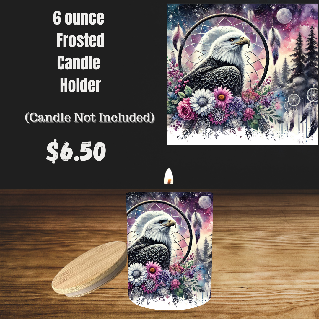 Enchanted Wilderness Frosted Candle Holders