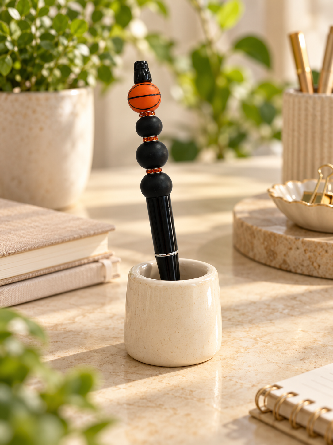 Basketball Beaded Pen - A Little Basketball, A Lot of Style