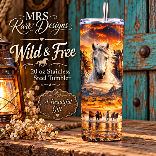 Wild & Free 20 oz Stainless Steel Tumbler