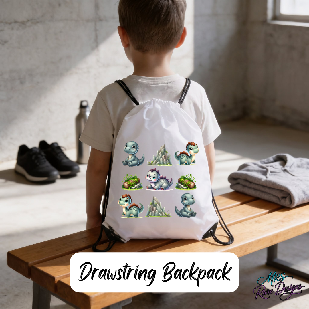 Little Adventurers Kids Drawstring Cinch Backpack