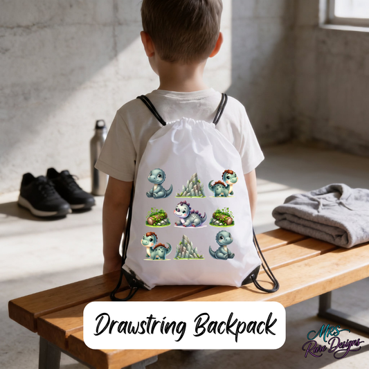 Little Adventurers Kids Drawstring Cinch Backpack