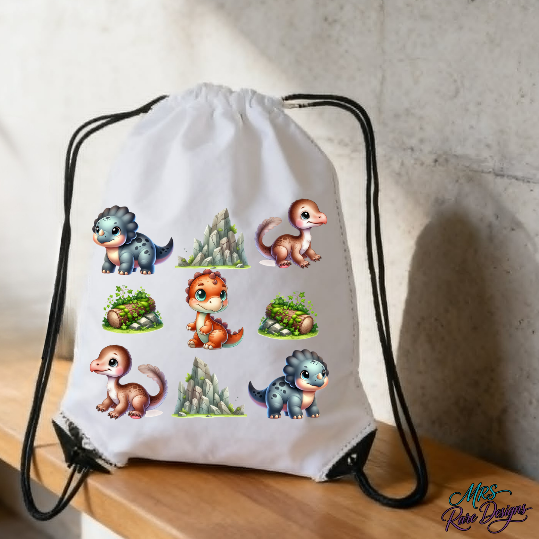 Roaring Squad Kids Drawstring Cinch Backpack