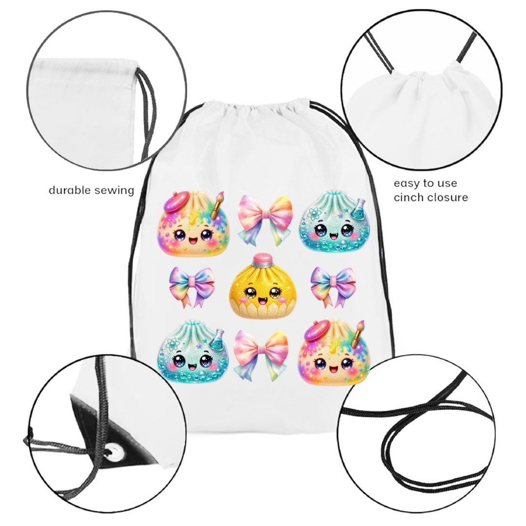"Little Mixologist" Drawstring Backpack