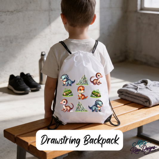 Roaring Squad Kids Drawstring Cinch Backpack