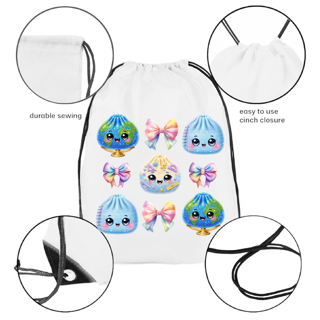 "Little Explorer" Drawstring Backpack