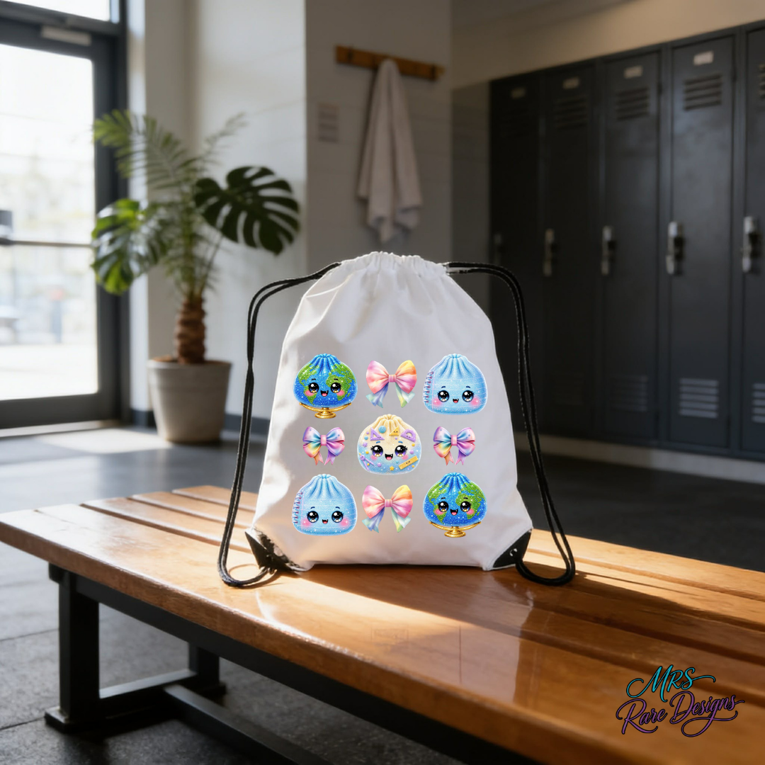 "Little Explorer" Drawstring Backpack