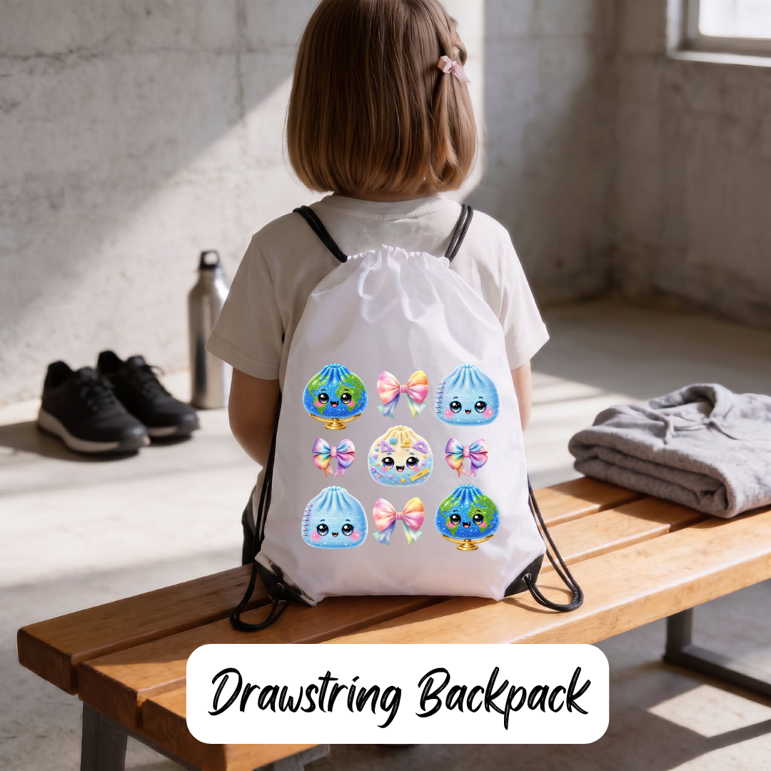 "Little Explorer" Drawstring Backpack