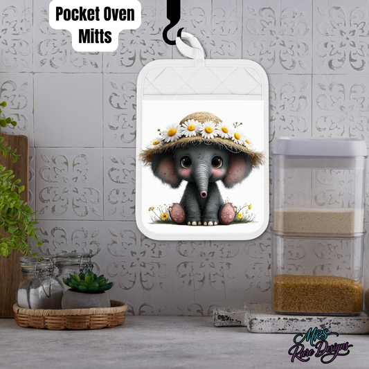 Daisy Elephant Pocket Mitt™