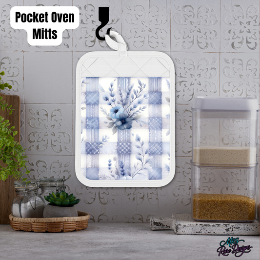 Blue Meadow Cottage Kitchen & Baking Comfort Gift Set (Individual or Full Bundle)