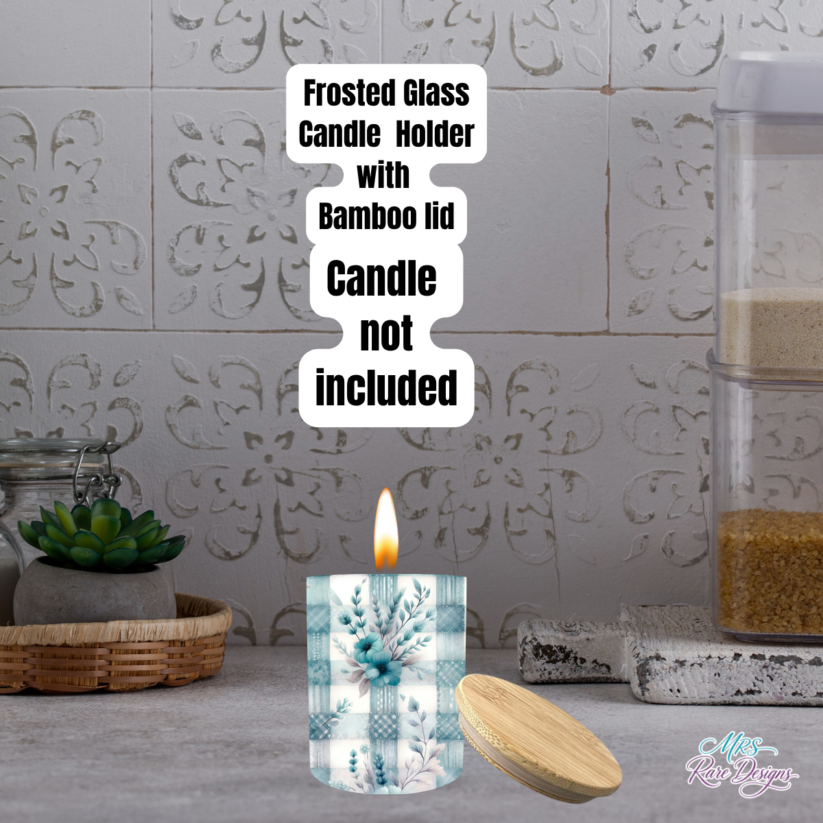 Coastal Bloom Cottage Kitchen Baking & Candle Gift Set (Individual or Full Bundle)