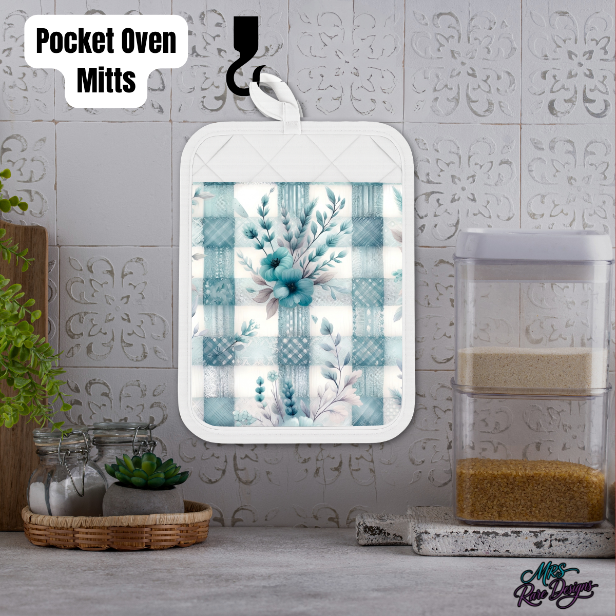 Coastal Bloom Cottage Kitchen Baking & Candle Gift Set (Individual or Full Bundle)