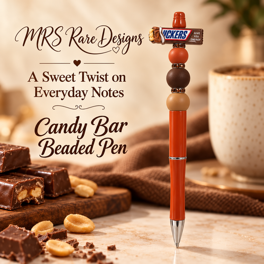 Sweet Note Candy Bar Beaded Pen