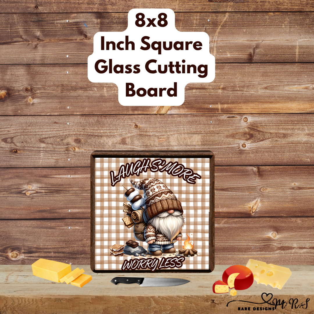 Laugh S’more, Worry Less — Toasty Campfire Gnome Kitchen & Coffee Set