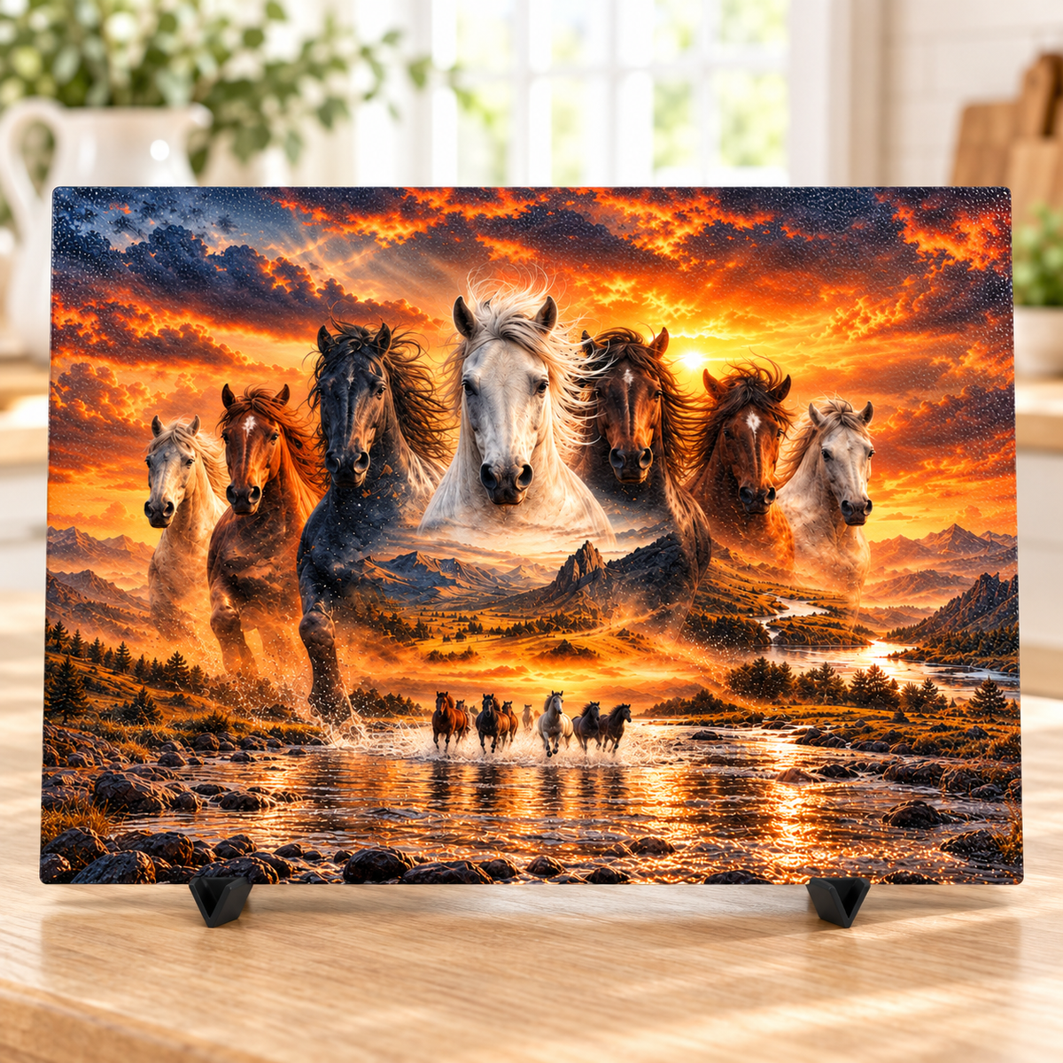 Wild & Free 15 × 11-inch Glass Cutting Board