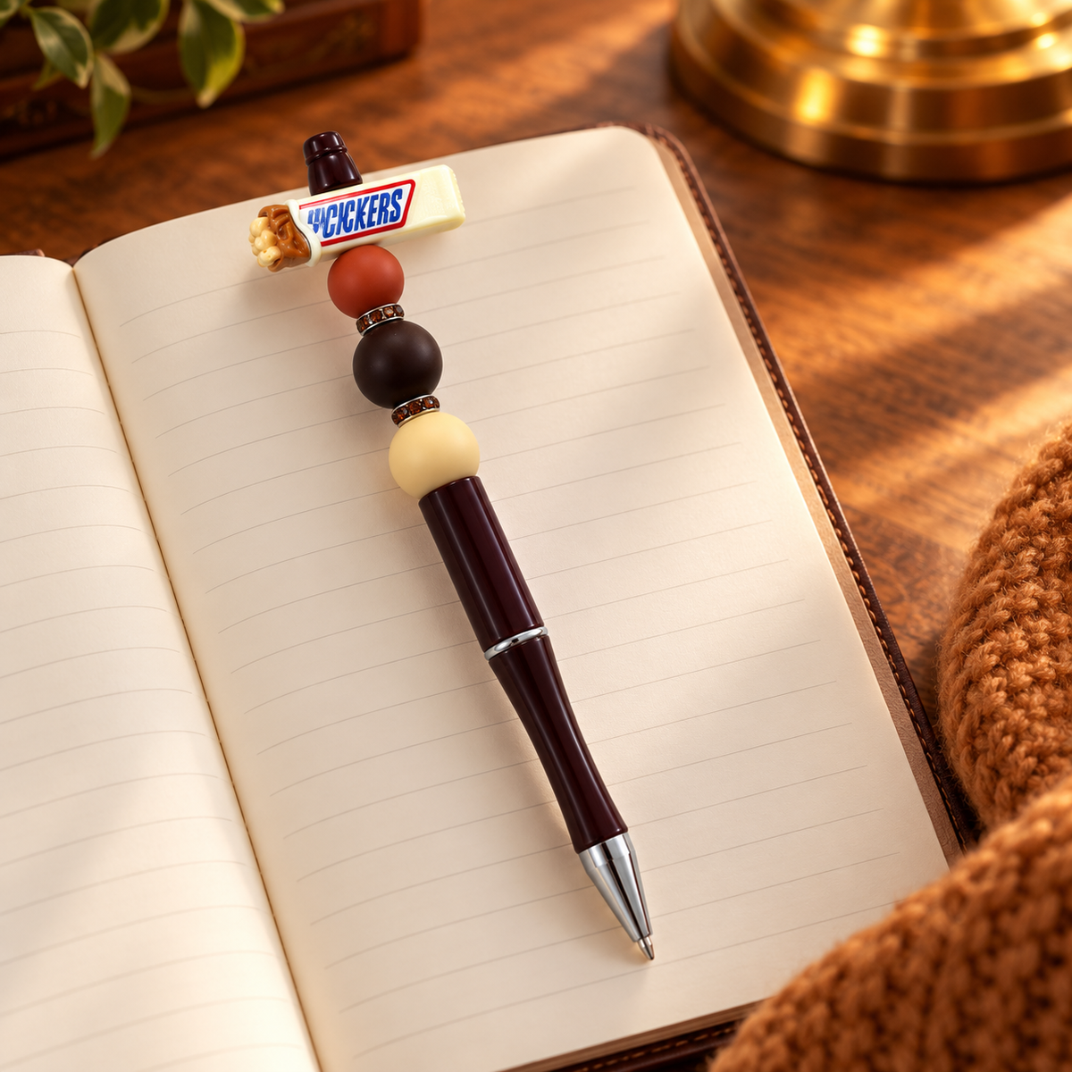 Sweet Scribbles Candy Bar Beaded Pen