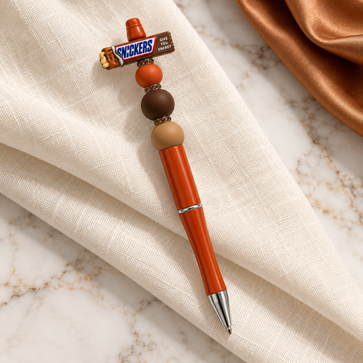 Sweet Note Candy Bar Beaded Pen