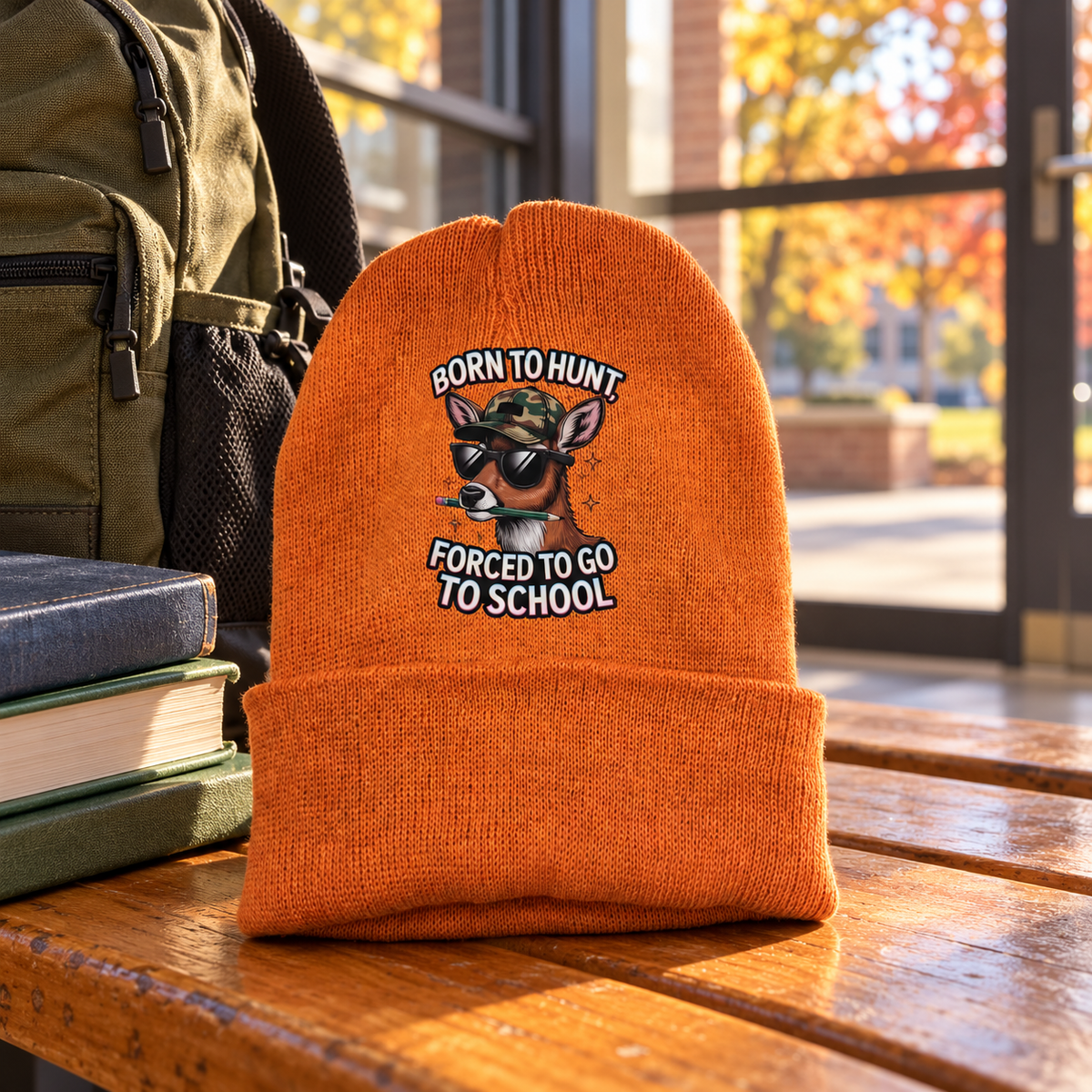 Woods on the Mind — Born to Hunt Beanie